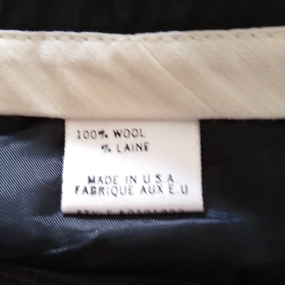 Theory Wool Slacks Gray Windowpane, Size 00 NWT - Picture 6 of 7